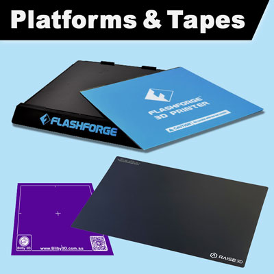 Build Platforms, Surfaces and Tapes