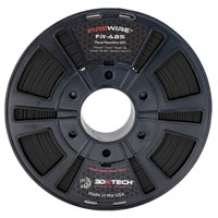 Black Flame Retardant ABS Filament, 1.75mm, 1kg spool